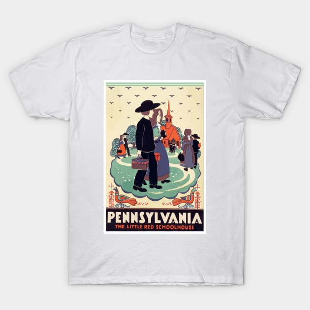 Pennsylvania Schoolhouse T-Shirt by Yaelledark
